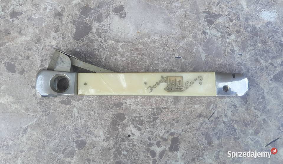 Stara ładna obcinaczka do cygaretek Josef Lang Tczew