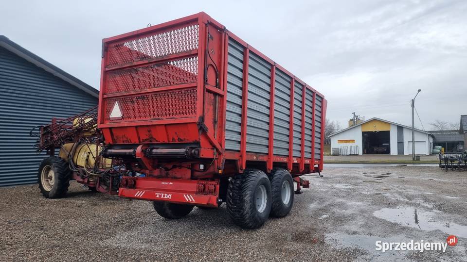 Przyczepa technologiczna do kukurydzy TIM 40m3 Maszyny rolnicze sprzedam