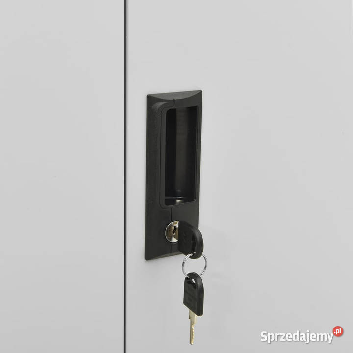 Szafka biurowa jasnoszara 90x40x102 stalowa sprzedam