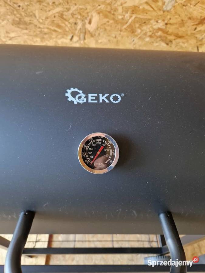 Grill węglowy beczka z pokrywą ruszt 71x45