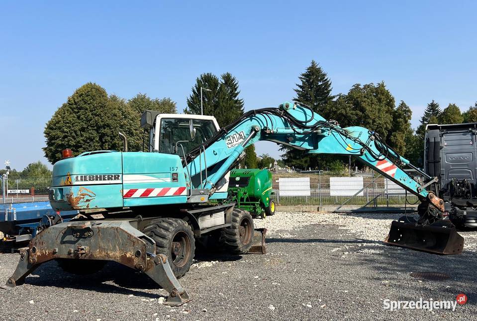 Koparka kołowa Liebherr A 314 LITRONIC 4x4 łyżki lubelskie Ćmiłów