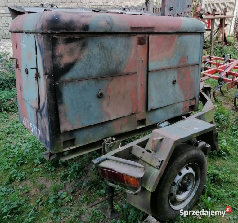 Przyczepka 1 osiowa wojskowa agregacie Zremb Siewierz sprzedam