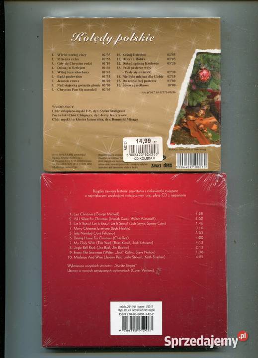 Kolędy polskie Świąteczne hity 2 Płyty CD Płyty i kasety Szczecin
