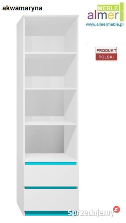 regał na książki dziecka CITY C10 55x40 w200