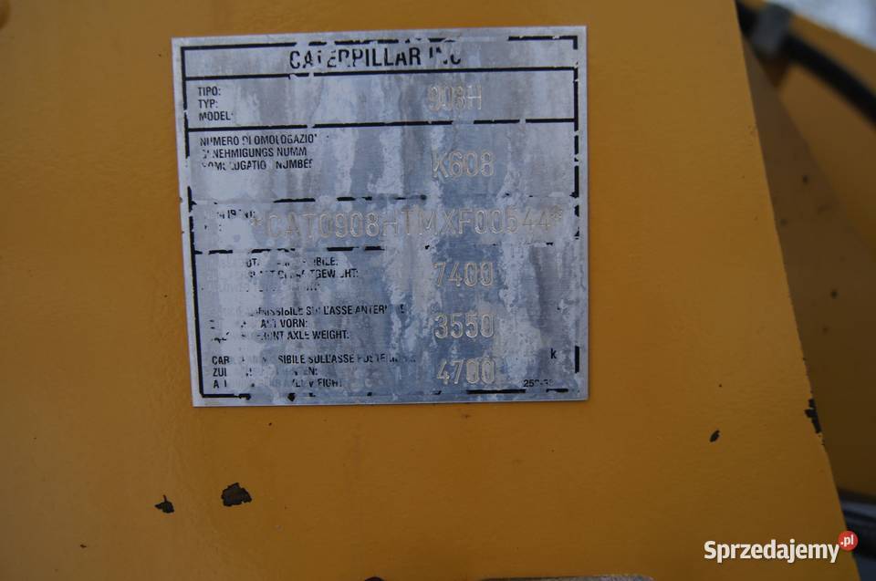 Ładowarka CAT 908H sprzedam