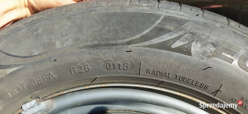 Koła 14 rozstaw 4x100 opony letnie 1756514 vw Rudy