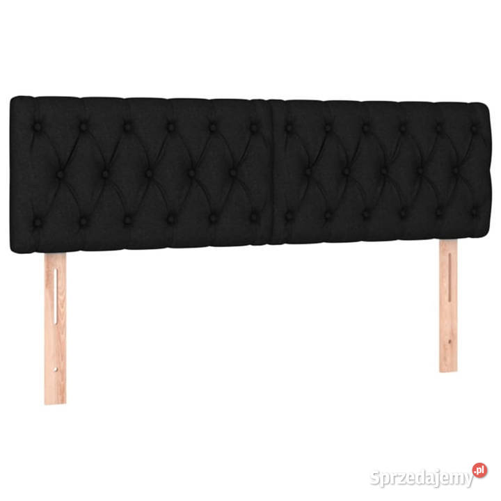 Zagłówek do łóżka z LED czarny 144x7x7888 Warszawa