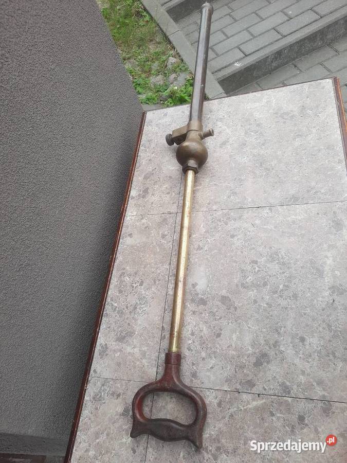 Stary mosiężny opryskiwacz Mewi pompka hydropult Tczew