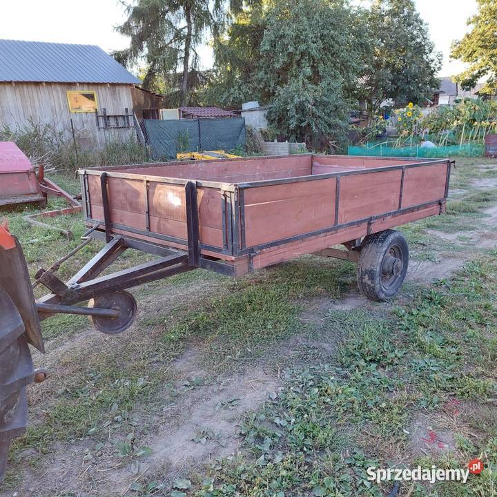 Przyczepka jednoosiowa ciągnikowa Biskupice
