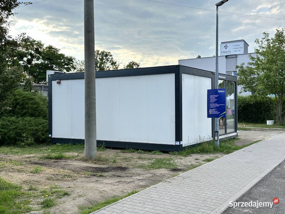 KONTENER BIUROWY PODWÓJNY DUŻE WITRYNY Wrocław