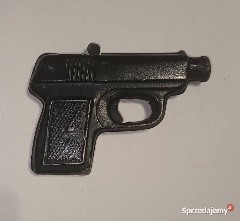 Stary korkowiec zabawka z PRL metalowy w pełni Katowice