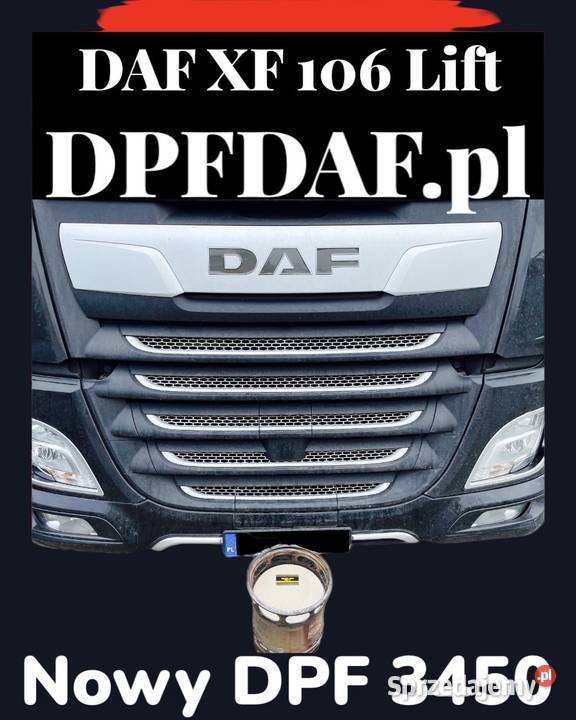 Nowy wkład DPF DAF 106 Lift Toruń