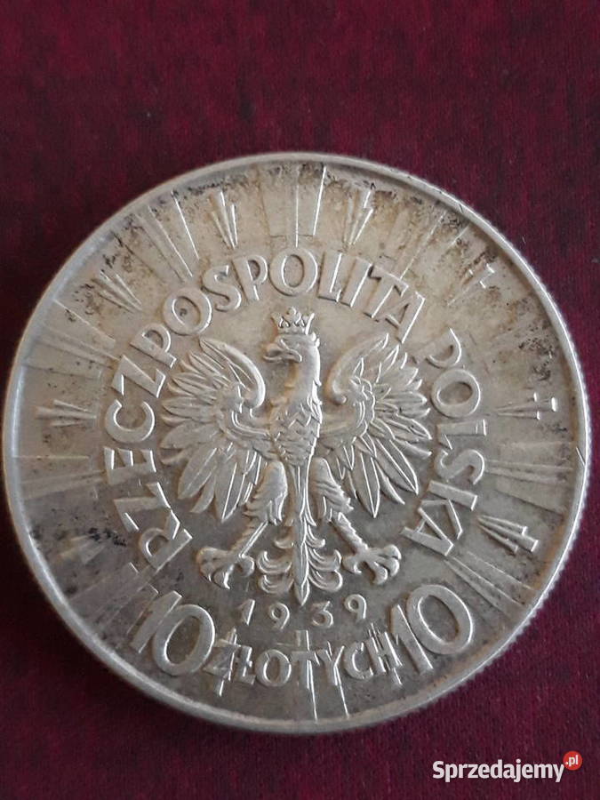 10 J Piłsudski 1939 r 1 nieznany nakładśliczne Konin sprzedam