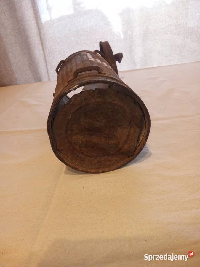 Puszka ppgaz hitlerowa 1939 na maskę Białystok