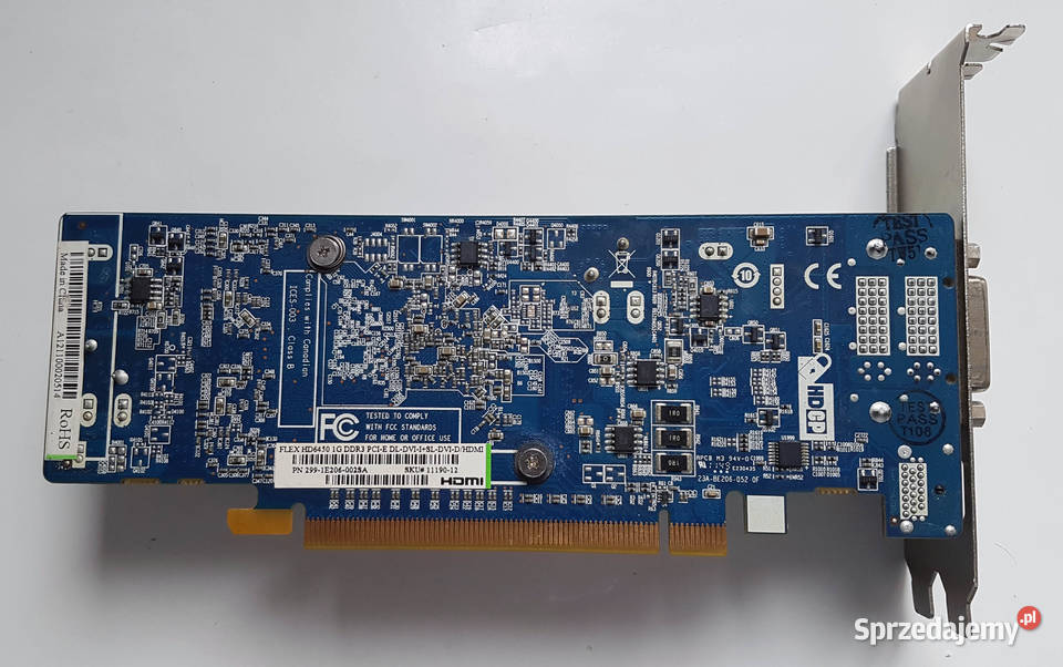 Karta graficzna Sapphire Flex HD6450 Radeon HDMI Legnica