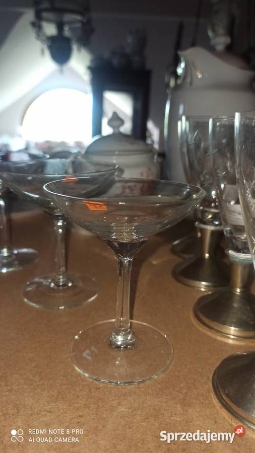 Kieliszek na cynowej nóżce
Szlif w gwiazdki Gdańsk