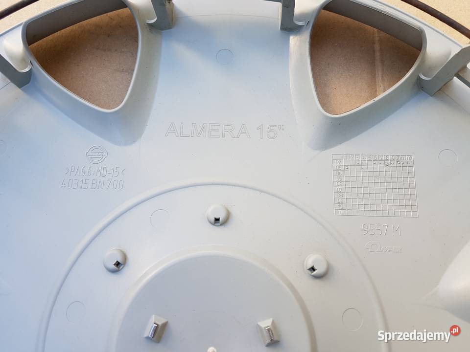 kołpaki 15 Nissan Almera Pozostałe Gdańsk