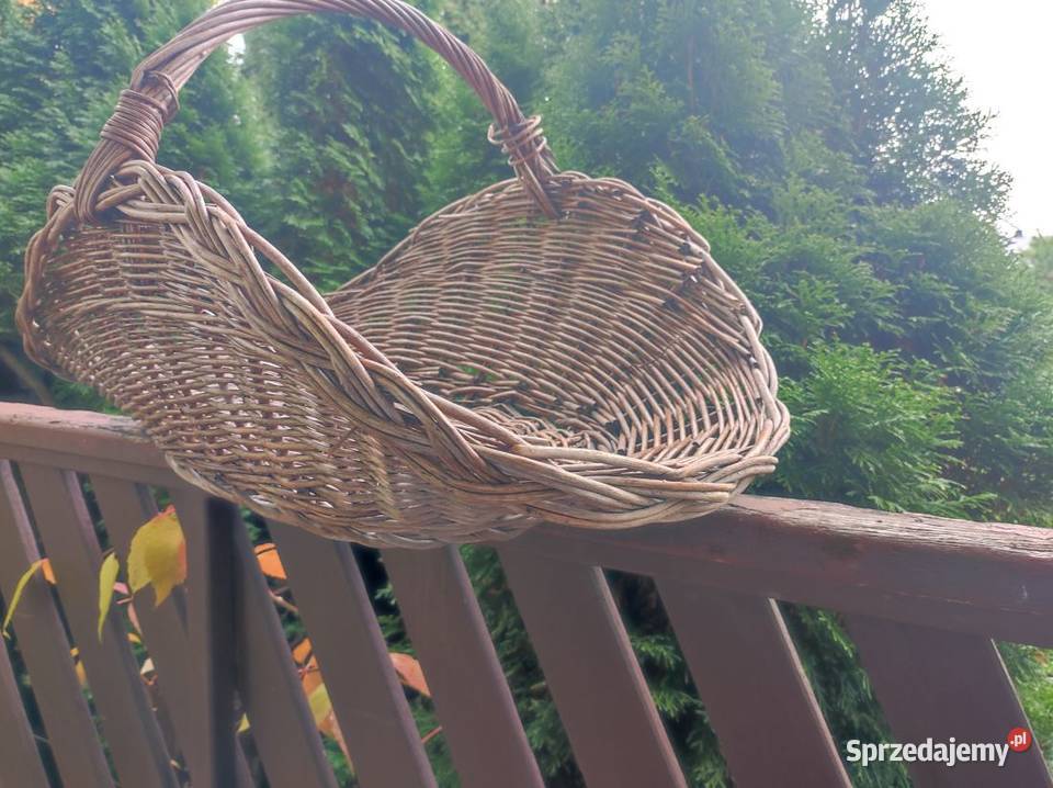 kosz wiklinowy duży na drewno wyposażene Pozostałe Kielce