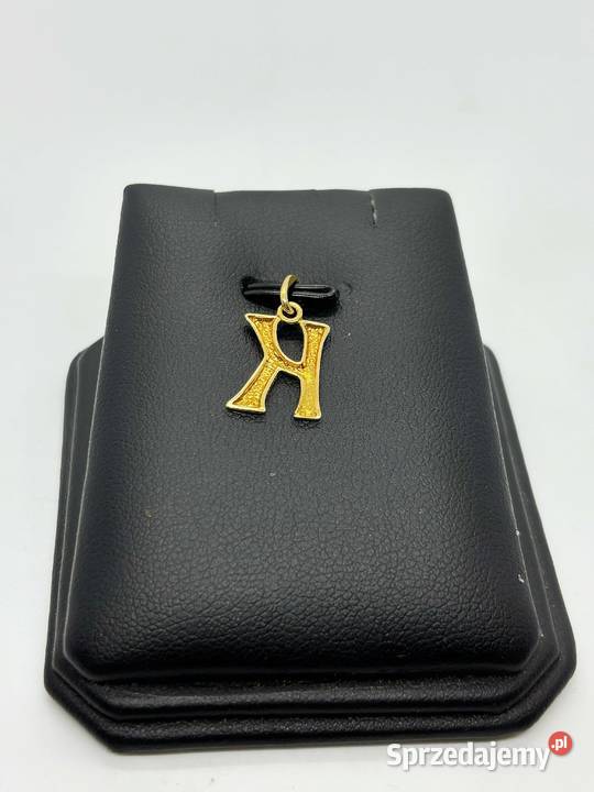 Złota zawieszka pr 585 062g Litera K warmińsko-mazurskie sprzedam