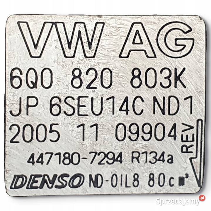 SPRĘŻARKA KLIMATYZACJI VW Polo IV 12 12V lubelskie Chełm