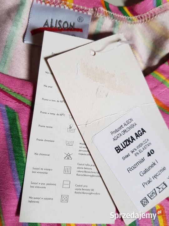 Alison bluzka koszulka top damska bawełna