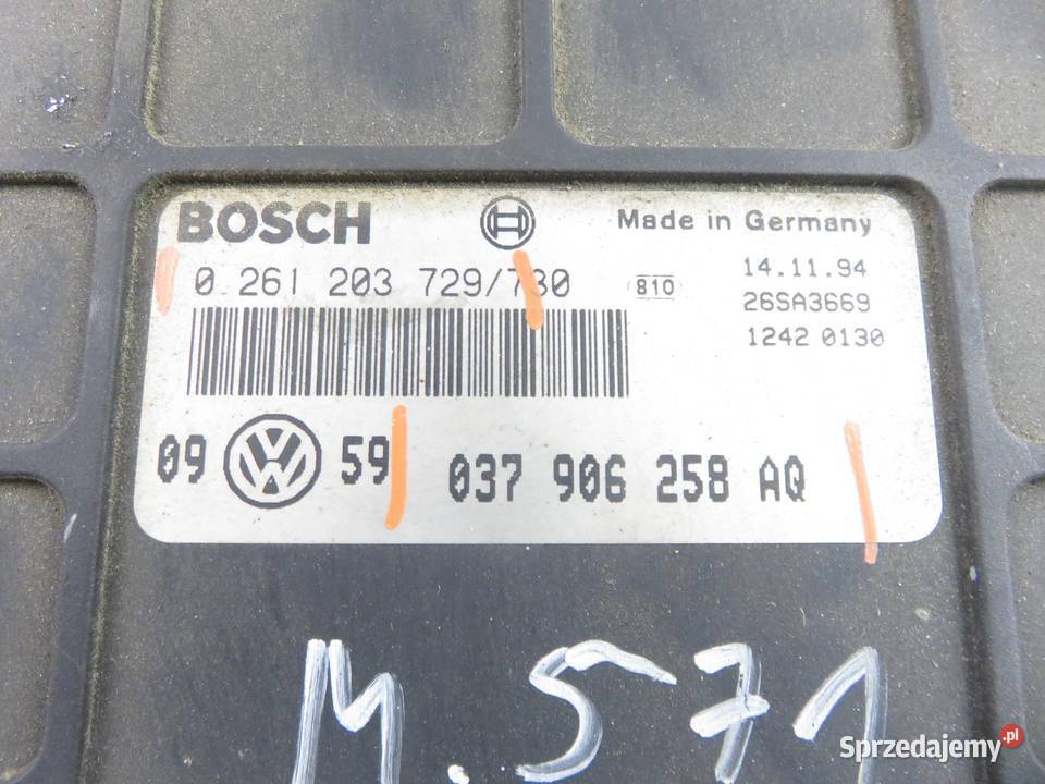 STEROWNIK VW PASSAT B4 16 0261203729 037906258AQ małopolskie sprzedam