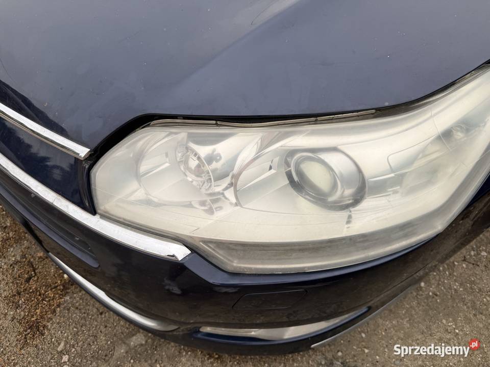 Lampa przód lewa Citroen C5 II 2008 Lampy przednie wielkopolskie Ostrów Wielkopolski