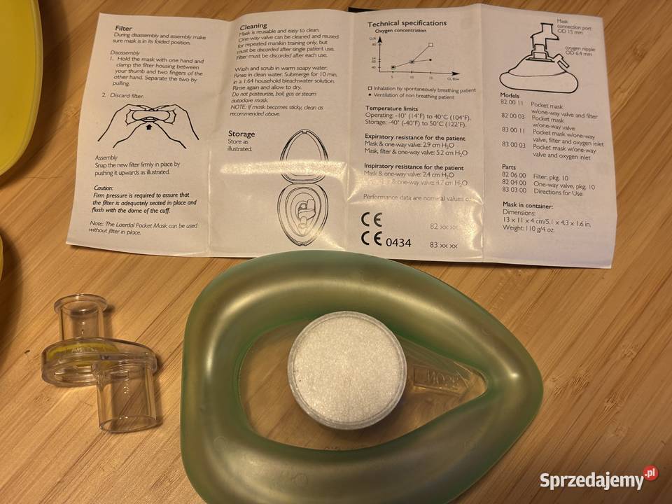 Pocket Mask Laerdal maska do resuscytacji CPR Maski ochronne Bytom sprzedam