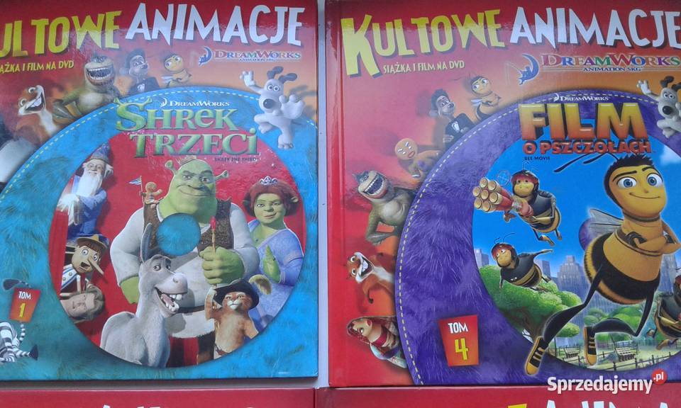 kultowe animacje książka DVD DVD mazowieckie Dręszew
