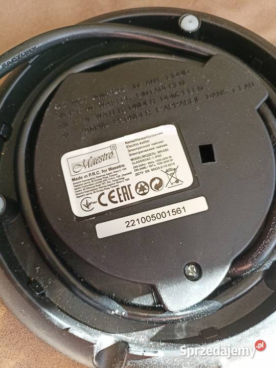 Podstawa do czajnika MAESTRO MR050 Kłodzko