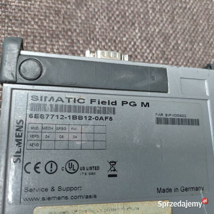 Programator Siemens Field PG laptop Tychy