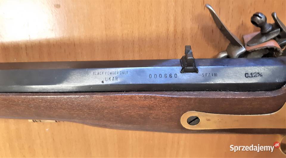 Jednostrzałowy pistolet czarnoprochowy skałkowy Łódź