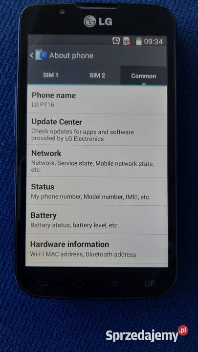LG Optimus L7 II Dual P715 Czarny Komplet LG opolskie Niemodlin