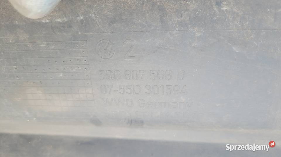 VW GOLF VII DOKŁADKA SPOJLER ZDERZAKA TYŁ TYLNA osobowe Ruda Śląska