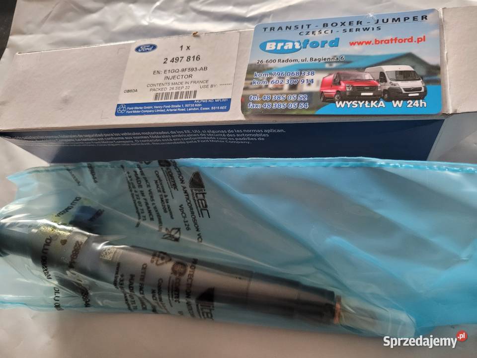 Wtryskiwacz Ford Mondeo E1GQ9F593AA E1GQ9F593AB Radom sprzedam