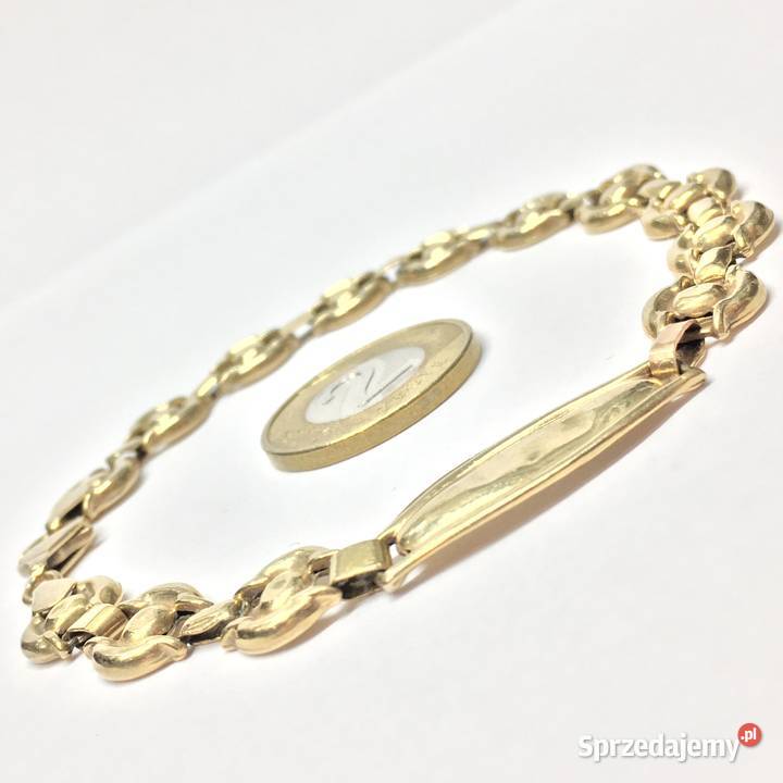 Złota BRANSOLETKA damska 585 14K ORYGINALNY wzór Warszawa