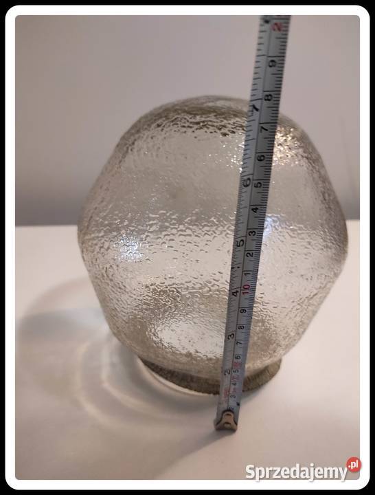 Szklany kulisty klosz zewnętrzny lampa Pozostałe Płock