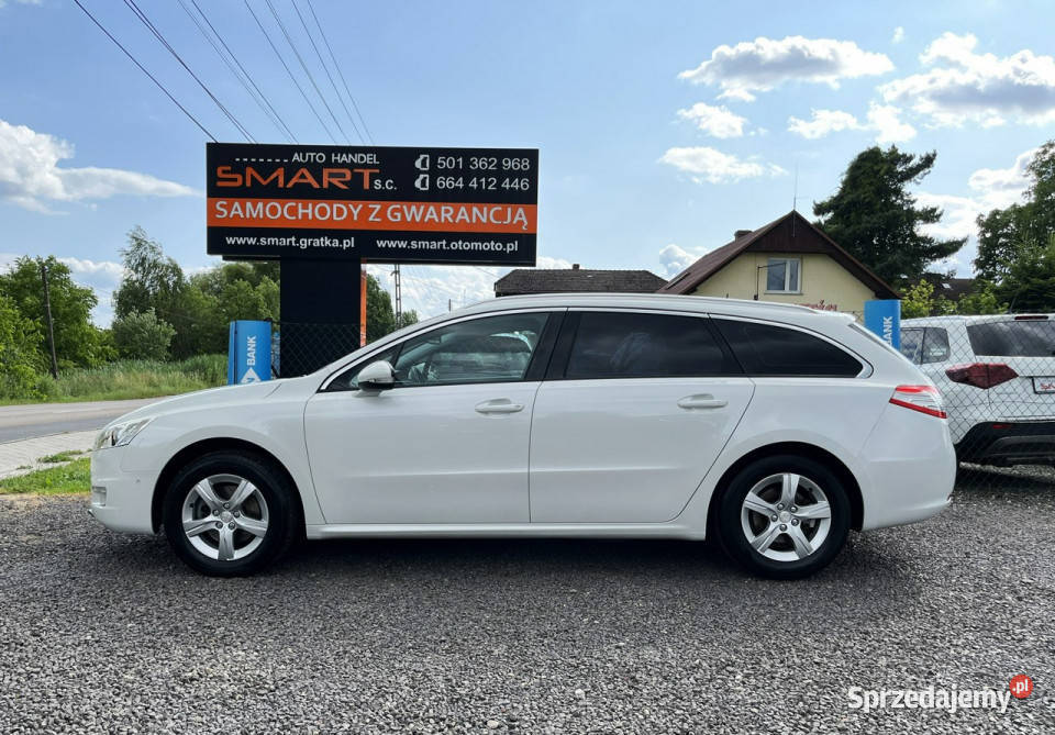 Peugeot 508 SW Bezwypadek Serwis Panorama Biała ogranicznik prędkości Rydułtowy
