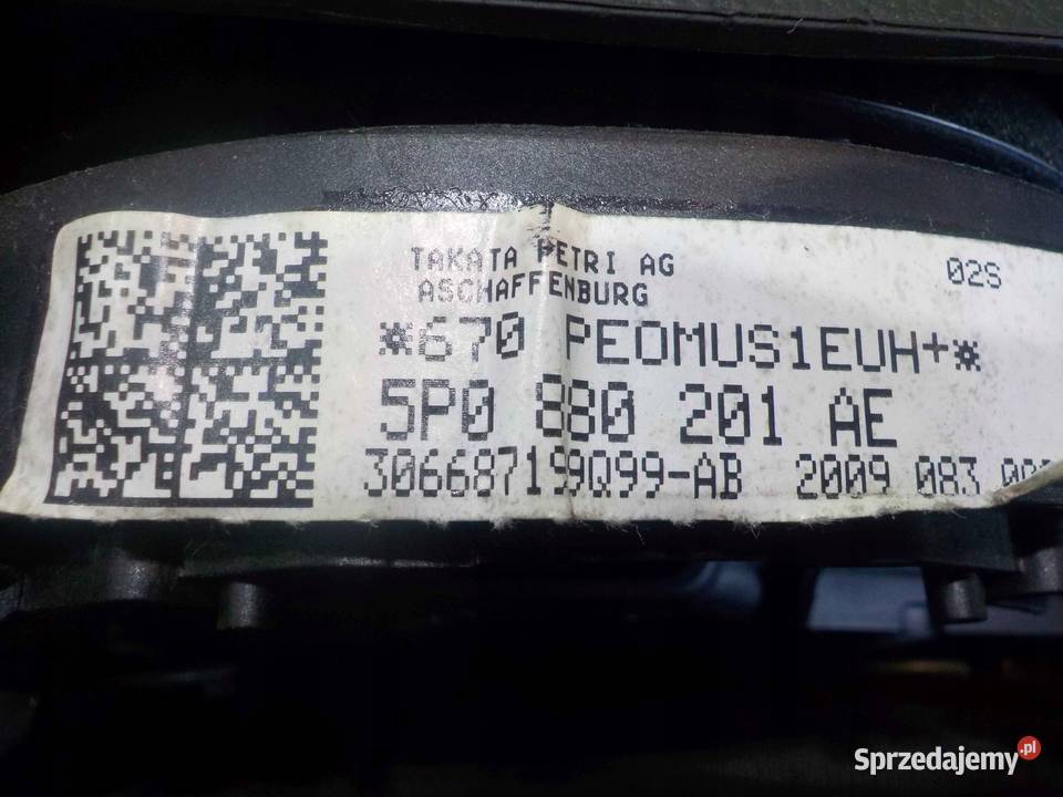 SEAT LEON II LIFT 09r AIRBAG poduszka kierowcy mazowieckie Suków