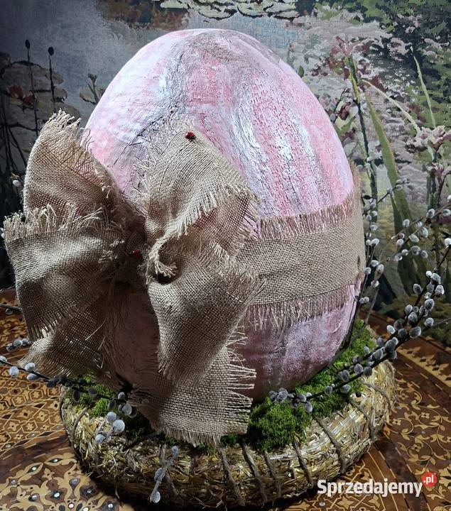 Jajo styropianowe 52 juta akryl Wielkanoc małopolskie Kraków