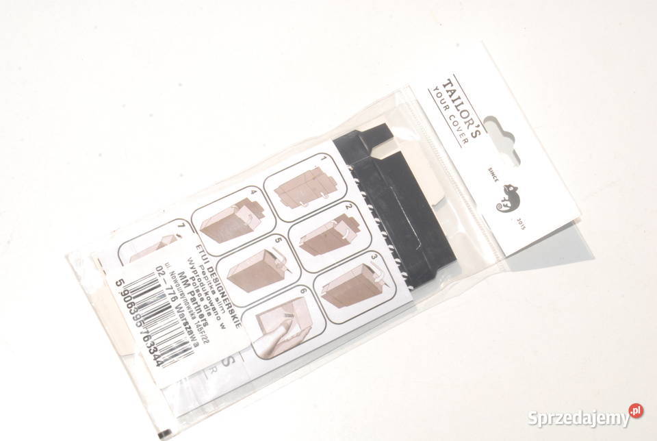 Pudełko etui papierośnica TAILORS slim cienkie Pozostałe