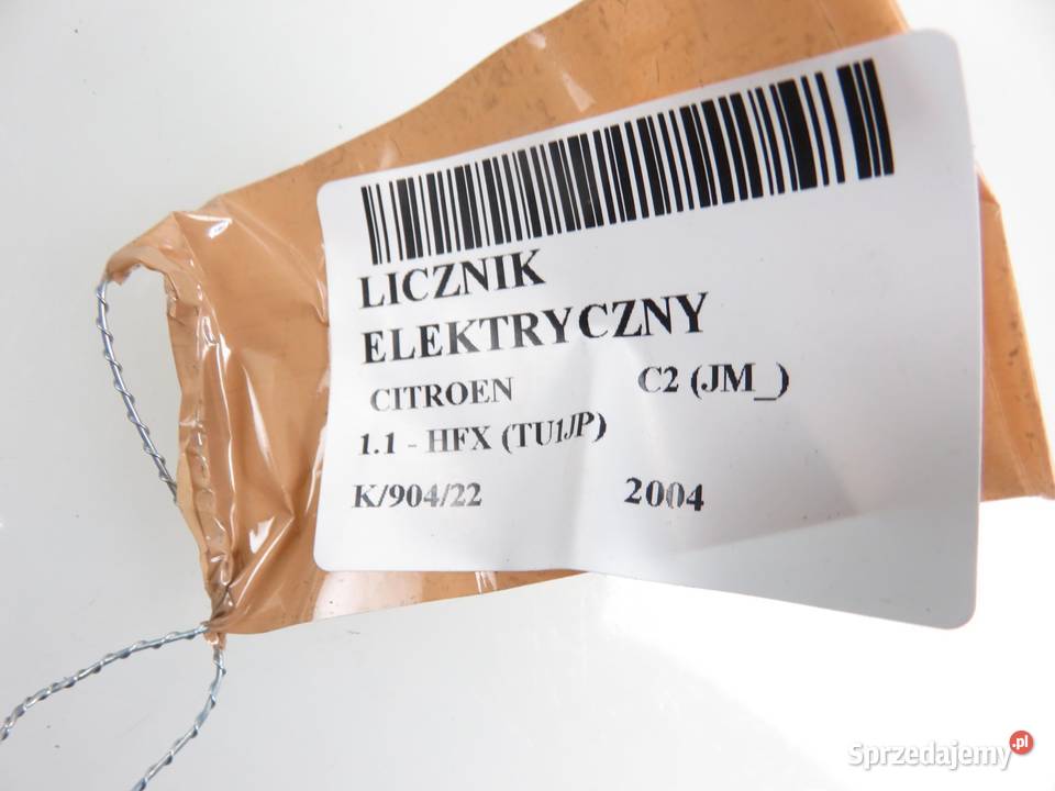 LICZNIK CITROEN C2 11 HFX P9652008280G Liczniki i zegary Części samochodowe