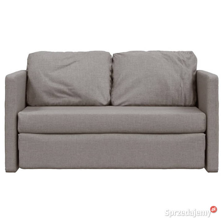 Sofa podłogowa 2w1 kolor taupe 112x174x55 Warszawa