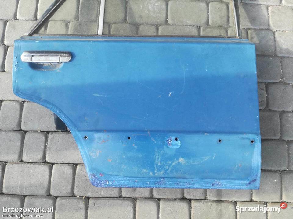 Drzwi tylne prawe fiat 125 osobowe Elementy wygłuszające Bierówka
