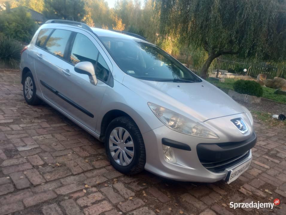 ZADBANY i ŁADNY PEUGEOT 308 SW z roku 2009 szybki diesel