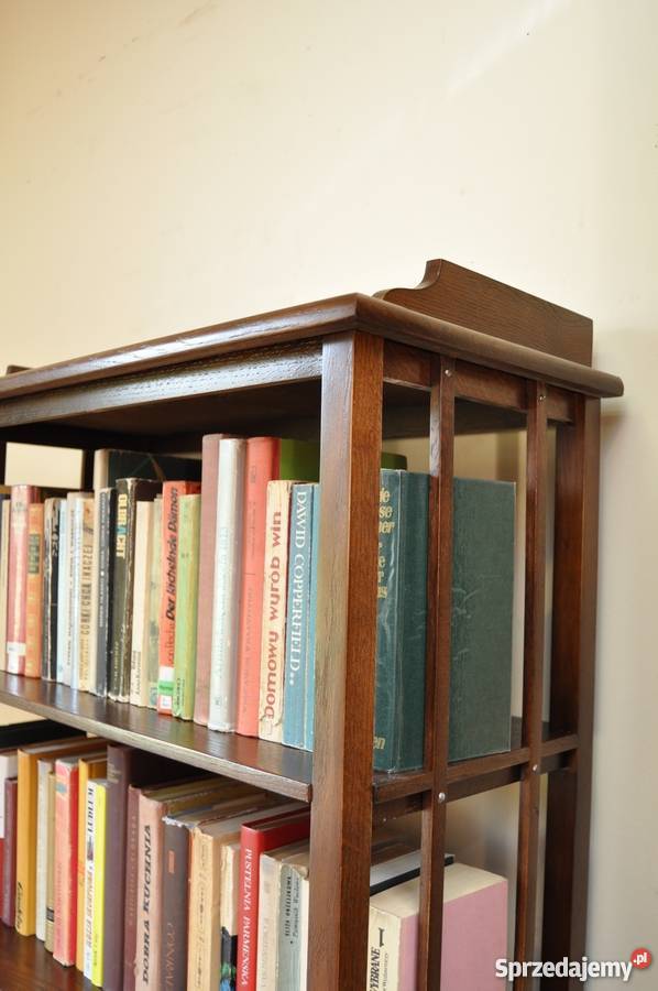 ETAŻERKA DĘBOWA SECESYJNA Nysa