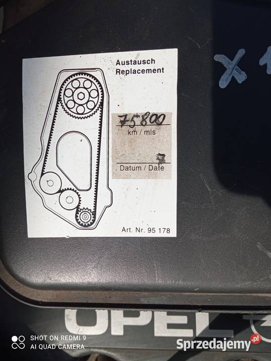 Silnik Opel Astra G 16 8V Benzyna X16SZR niski Oleszyce