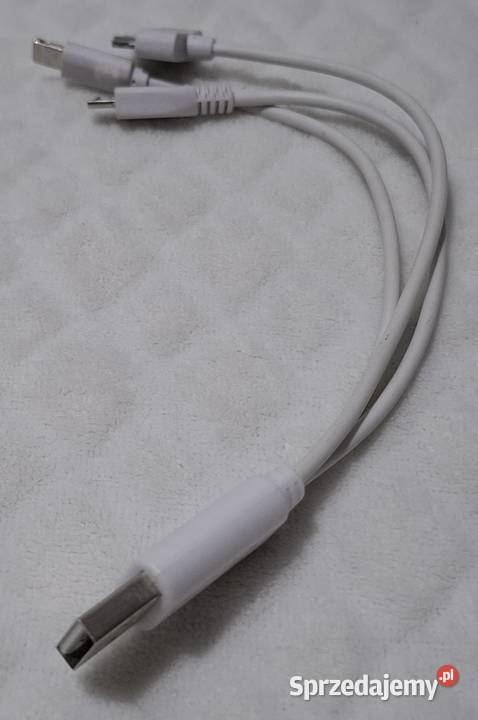 Kabel 3w1 USBA do MicroUSB Lightning iPhoneApple Czeladź