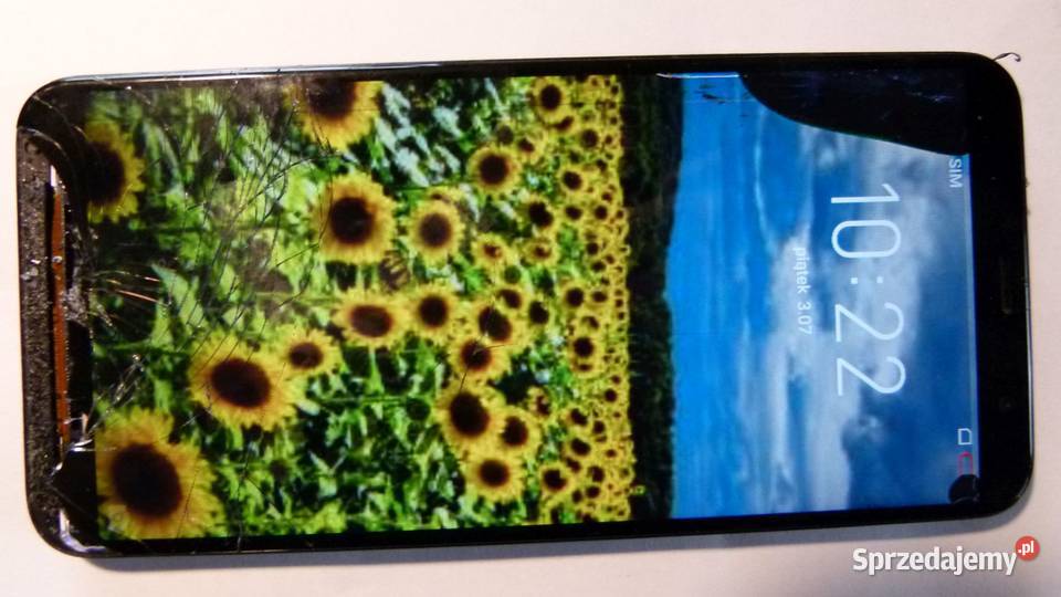 Wyświetlacz Meizu M6T zbity ale działa Zamość