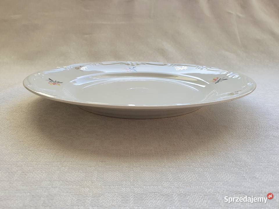 Porcelana Bogucice Patera Duży okrągły talerz Ceramika i szkło śląskie Katowice